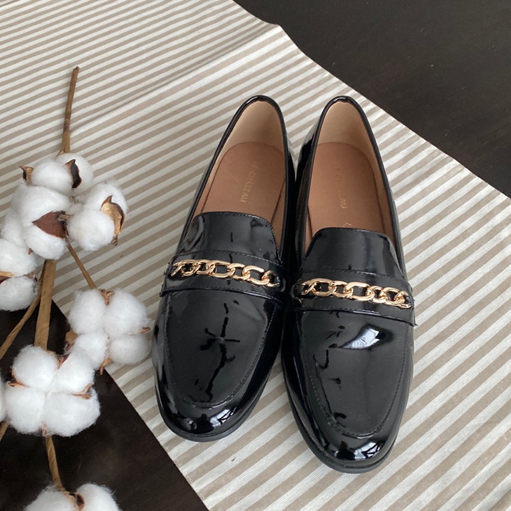 Le Chateau Patent Loafers